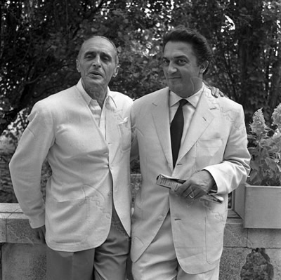 Con René Clair, Venezia, 1955