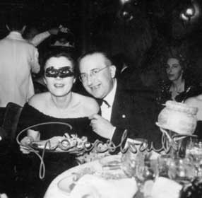 Festa di carnevale all'Hotel Principe di Savoia, Milano, 1950