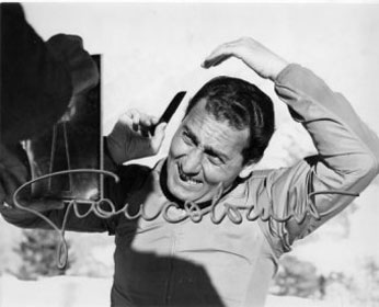 Alberto Sordi sul set di 