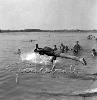 Diving. Idroscalo, 1952