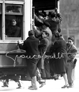 Il Tram sulle Ramblas di Barcellona, 1952