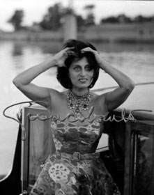 Anna Magnani. Mostra del Cinema di Venezia, 1956