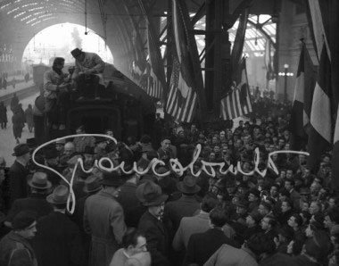 Il Treno dell'Amicizia, con gli aiuti del Piano Marshall. Milano, 1948