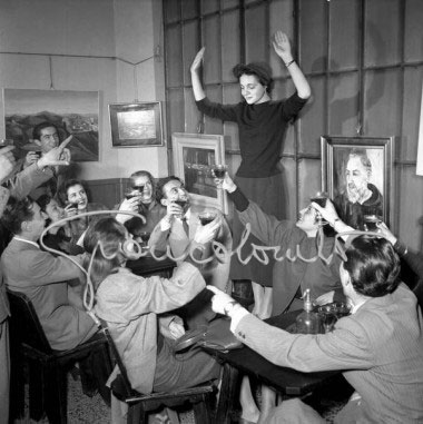 Studentesse dell'Università Bocconi, Milano, 1951