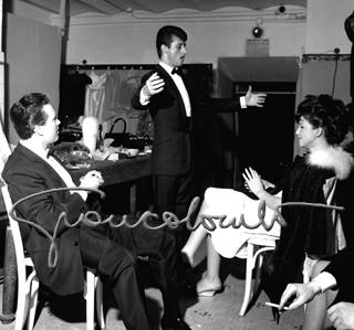 Arturo Testa, Tony Renis e Eugenia Foligatti. Festival di Sanremo, 1963.